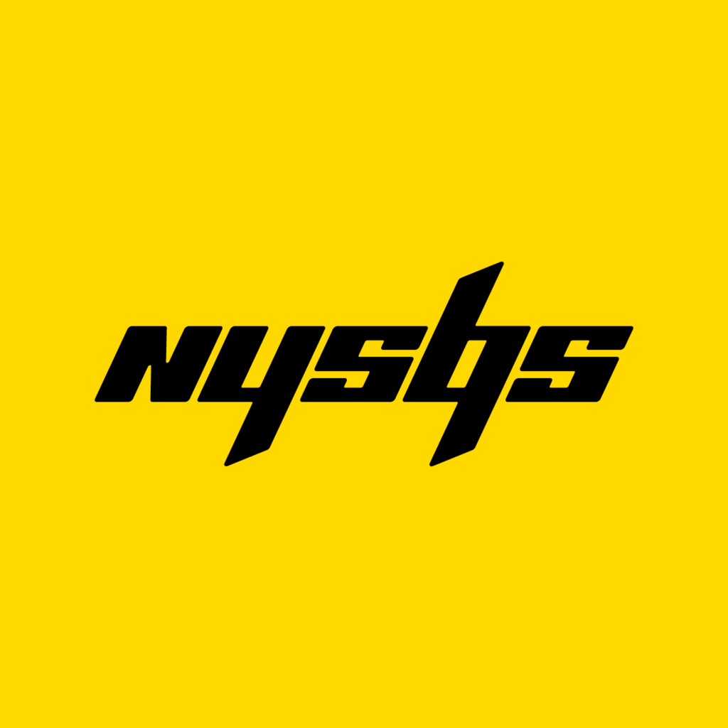 Logo typographique de Nysos pour son identité visuelle de marque par John Bertolini