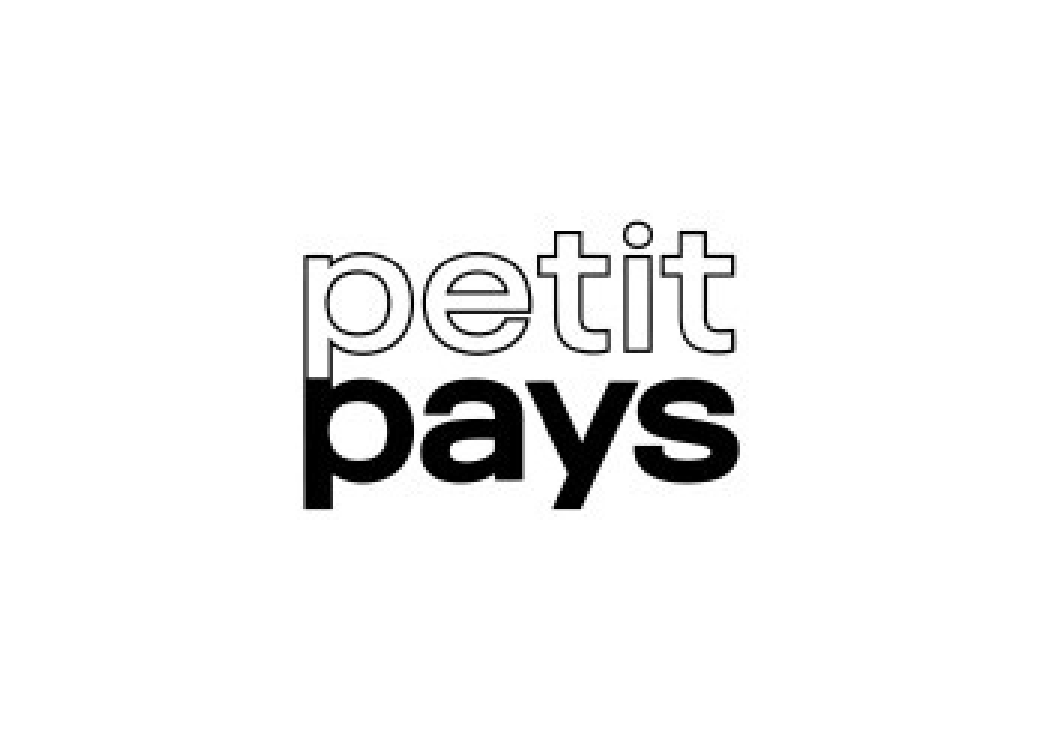 Logo de Petit pays en noir et blanc